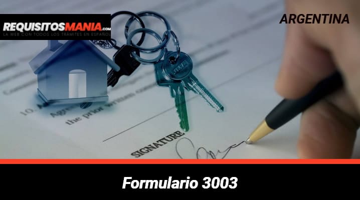 Formulario 3003 
