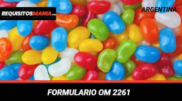Formulario OM 2261 