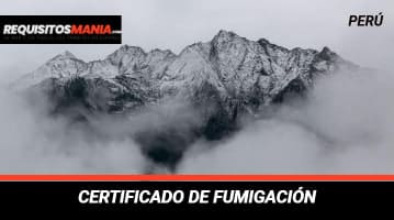 Certificado de Fumigación 
