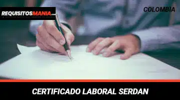 Certificado Laboral Serdan