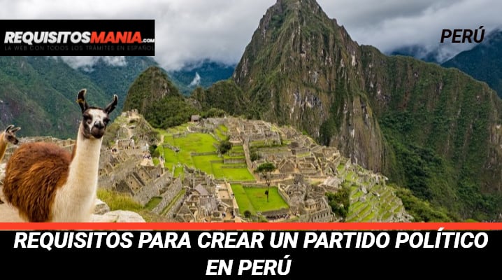 Requisitos para formar un Partido Político Perú