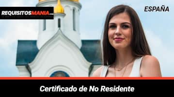 Certificado de No Residente 