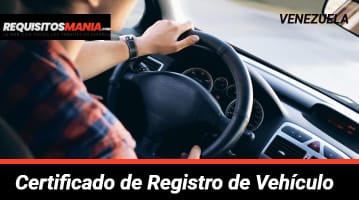 Certificado de Registro de Vehículo 