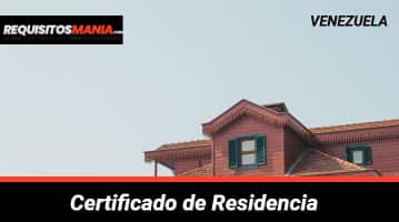 Certificado de Residencia 
