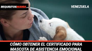 Certificado Mascota Asistencia Emocional Venezuela 