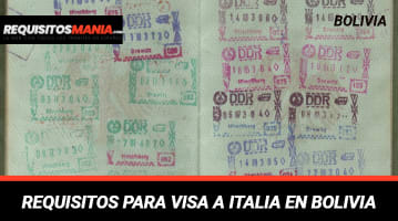 Conoce cuales son los Requisitos para visa a Italia en Bolivia