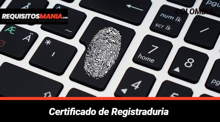 Certificado registraduria 