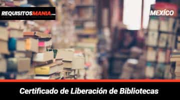 Certificado de Liberación de Bibliotecas 