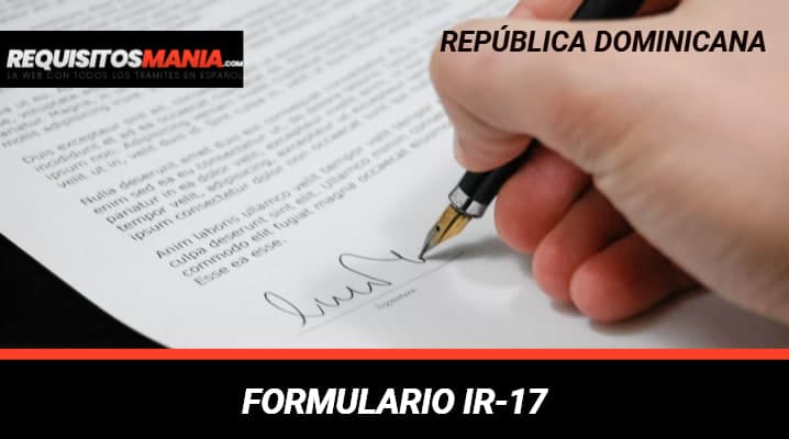 Formulario IR-17