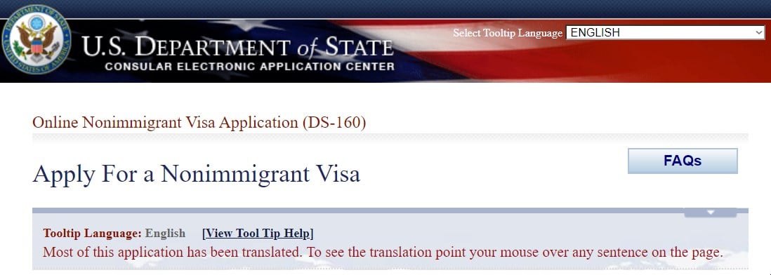 paso a paso para visa americana