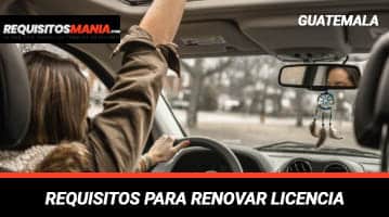 Requisitos para renovar licencia 