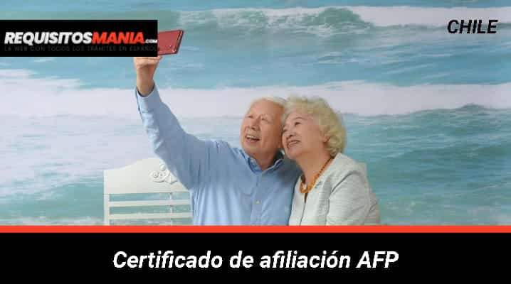 Certificado de afiliación AFP