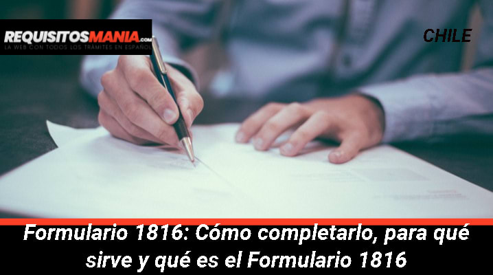 Formulario 1816